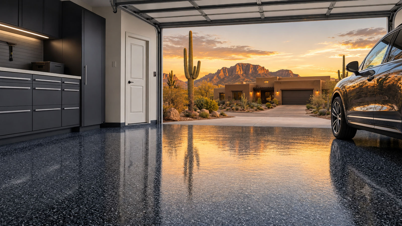 Garage Floor Coating in Corrales, NM