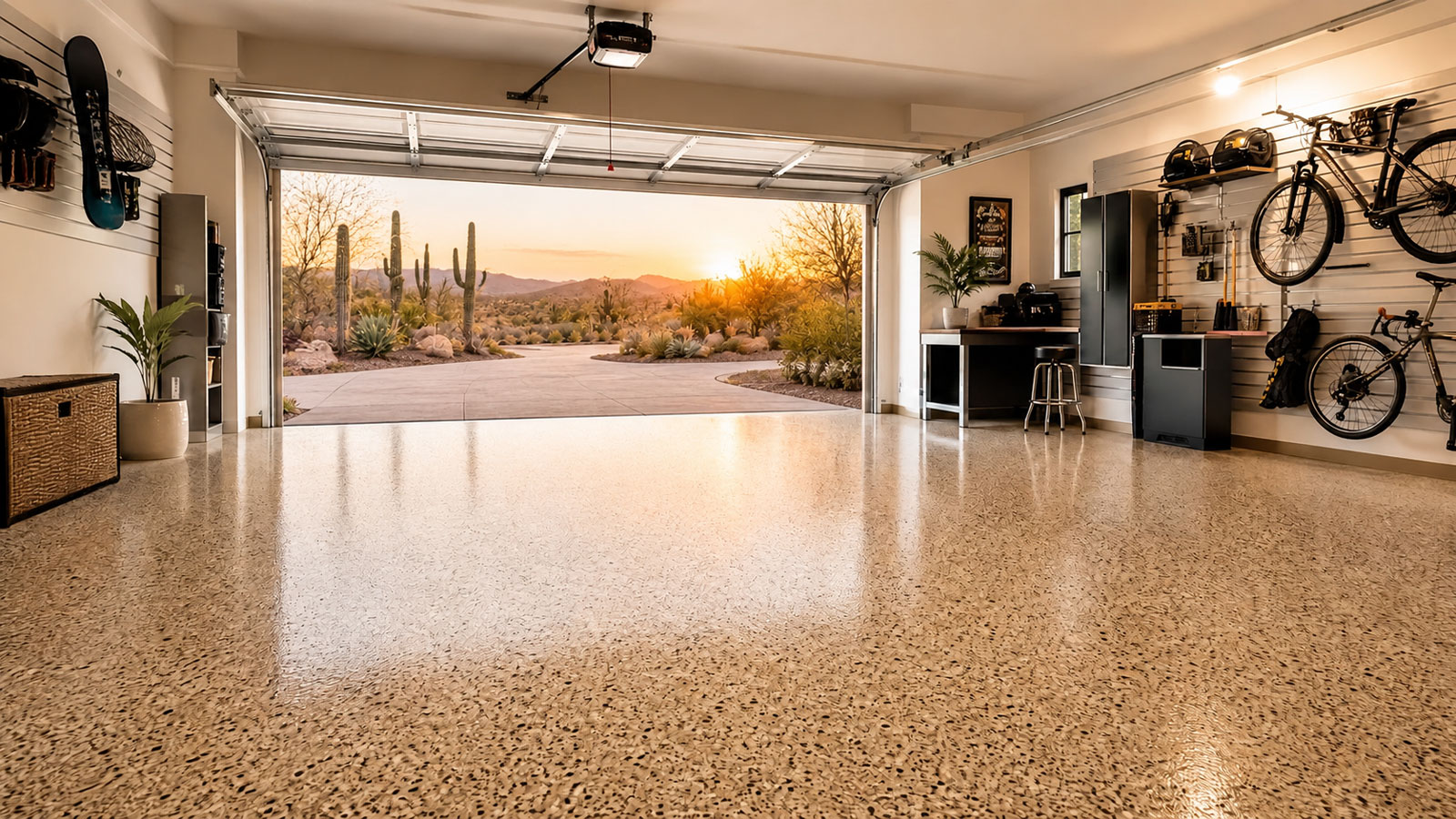 Garage floor coating maintenance